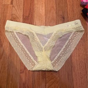 NWOT PINK See-Through Panty